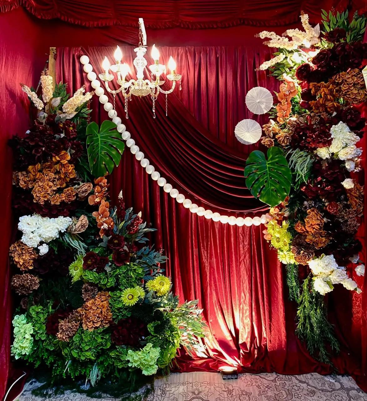 Intimate Rustic Wooden Backdrop