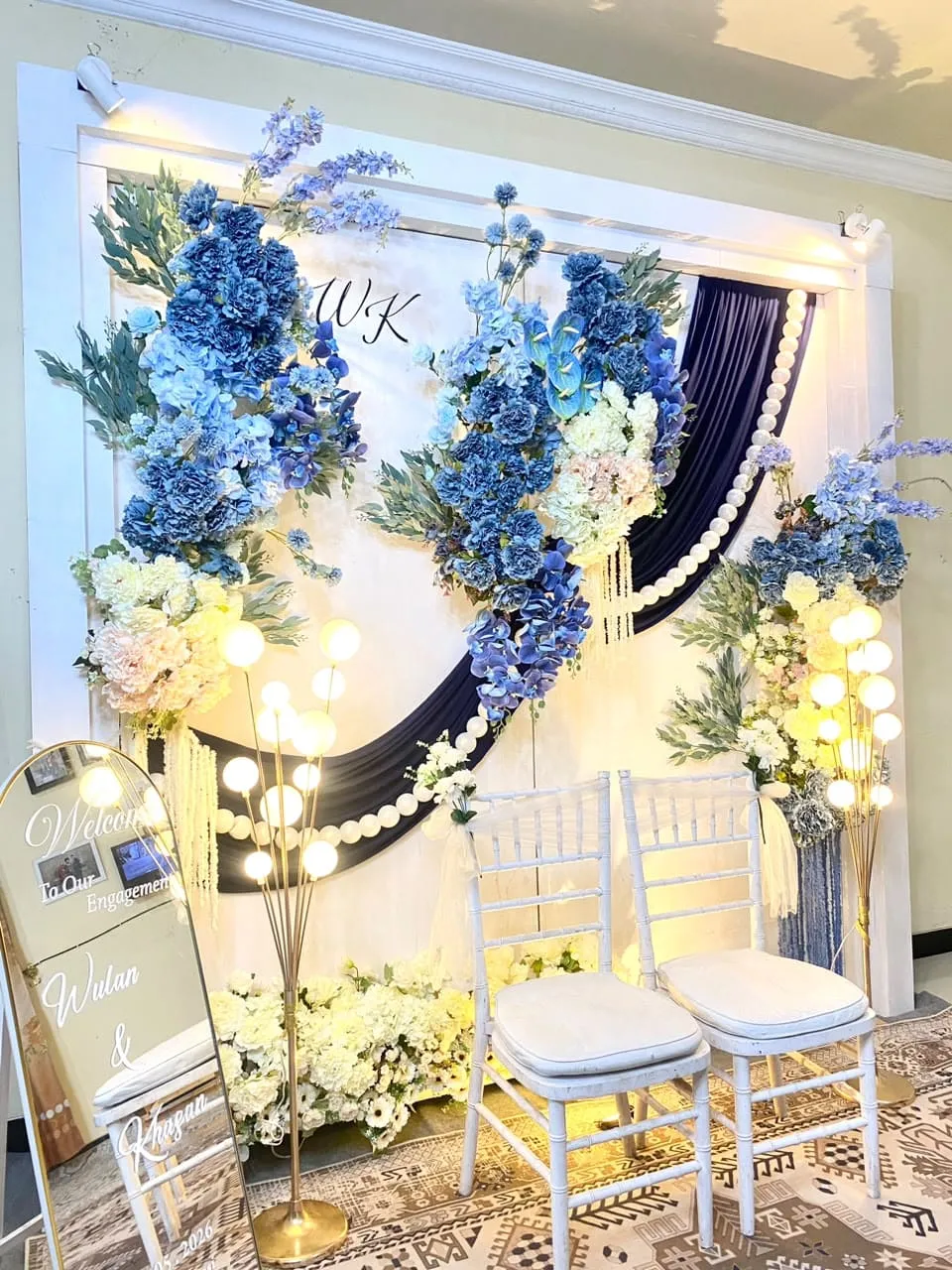 Warm Ambient Lighting Installation